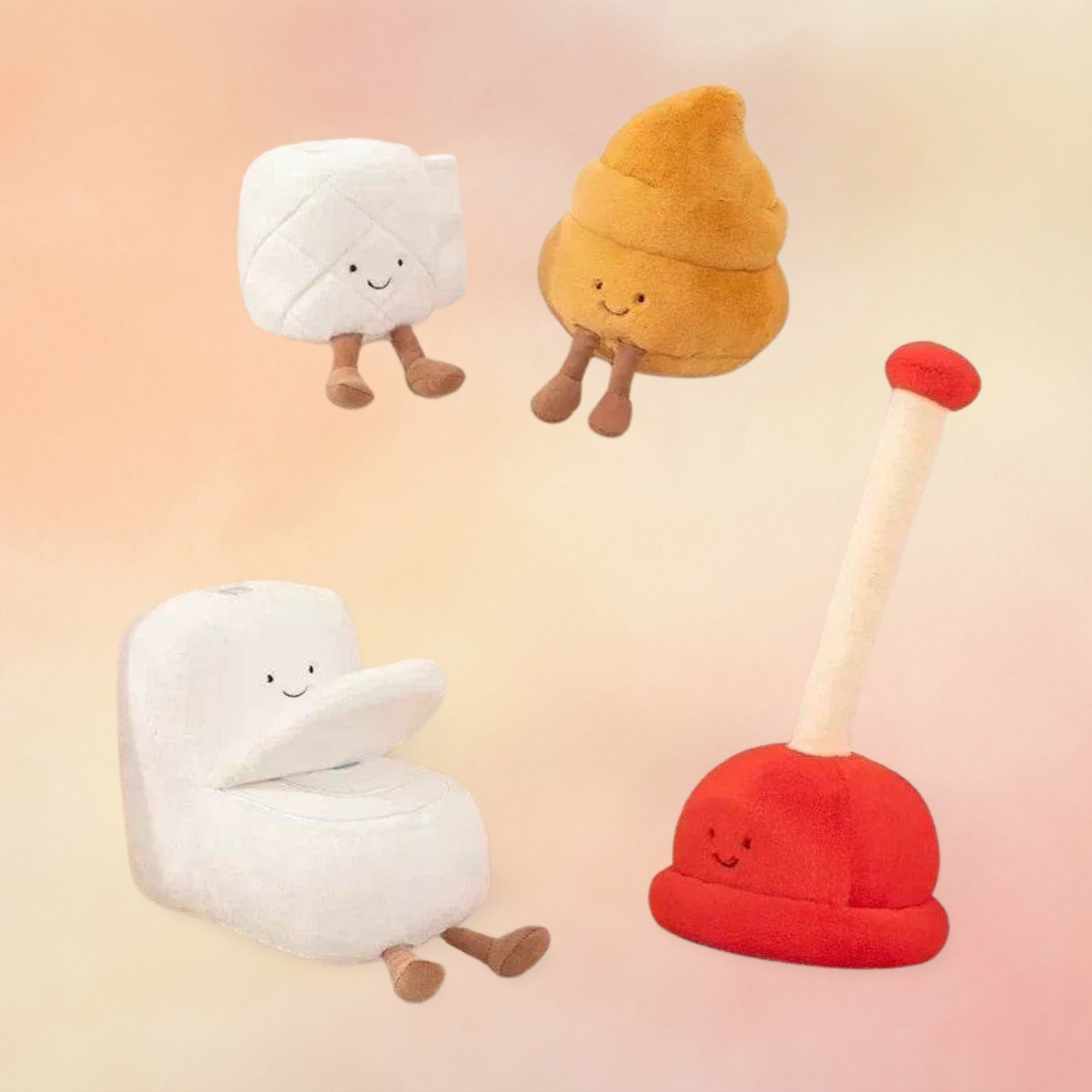 Amuseables Poopy Toilet Family | Amuseables Collection