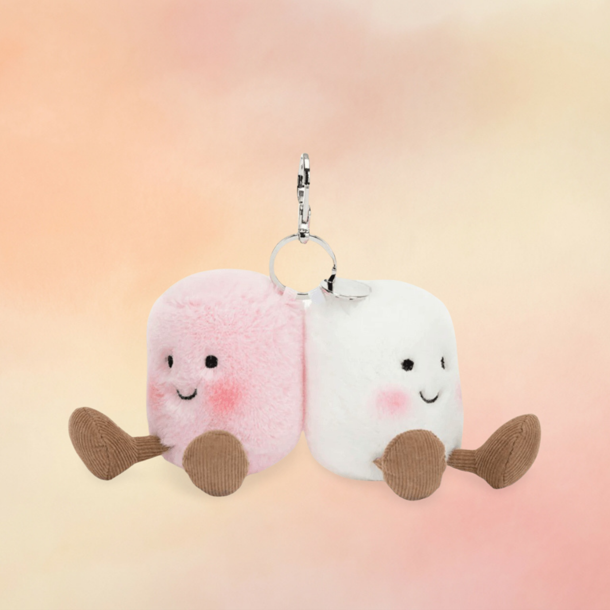 Amuseables Pair of Marshmallows Bag Charm | Amuseables Collection