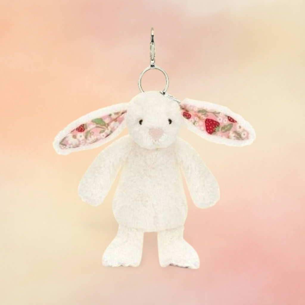 Blossom Cream Bunny 'Berry' Bag Charm | Bag Charms Collection