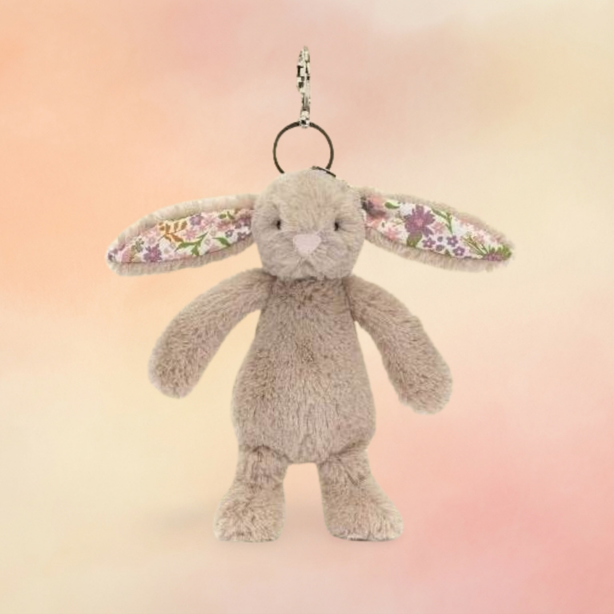 Blossom Beige Bunny 'Petal' Bag Charm | Bag Charms Collection