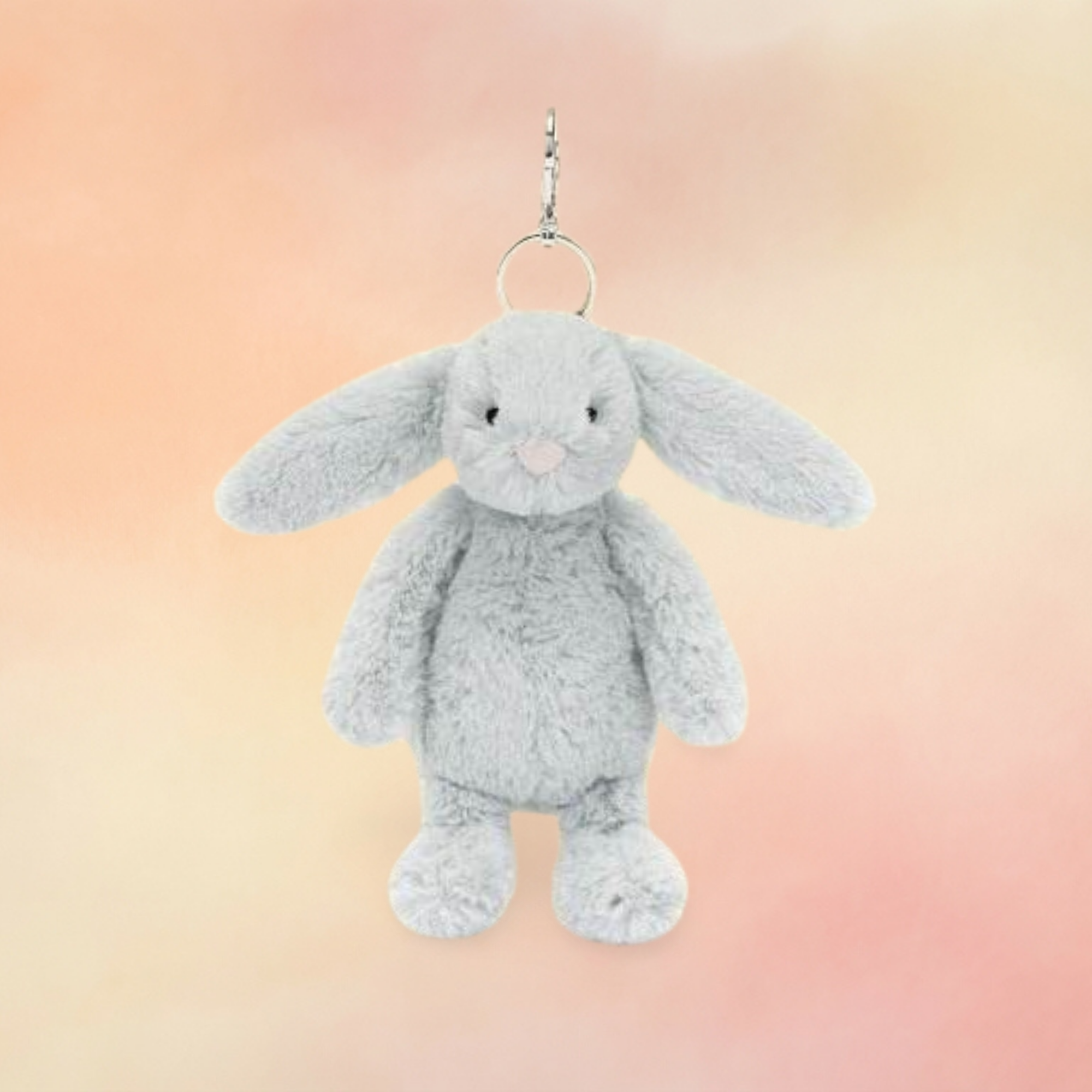 Bashful Silver Bunny Bag Charm | Bag Charms Collection