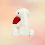 Bashful Red Love Heart Bunny | Bashful Collection