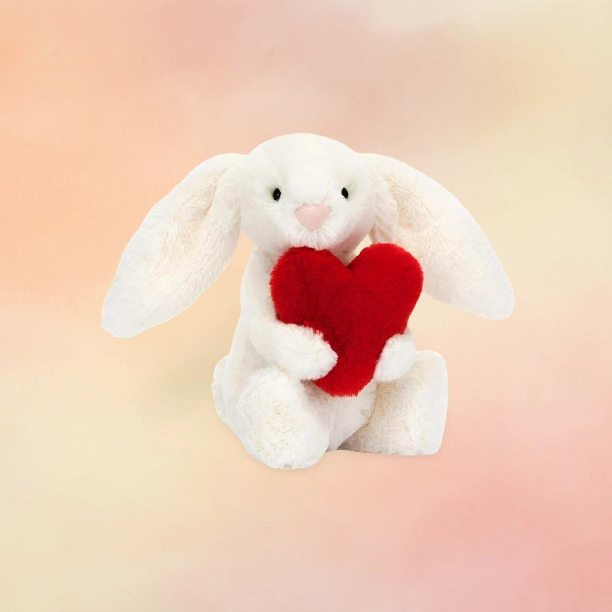 Bashful Red Love Heart Bunny | Bashful Collection